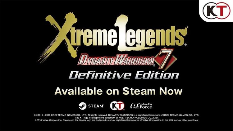 DYNASTY WARRIORS 7: Xtreme Legends Definitive Edition PC Steam CD Key