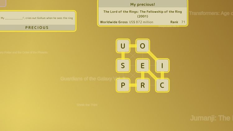 Mini Words Top Movies Steam CD Key
