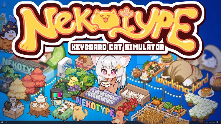 Nekotype Keyboard Cat Simulator PC Steam CD Key
