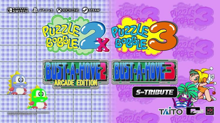 Puzzle Bobble 2X/BUST-A-MOVE 2 Arcade Edition & Puzzle Bobble 3/BUST-A-MOVE 3 S-Tribute Bundle PC Steam CD Key