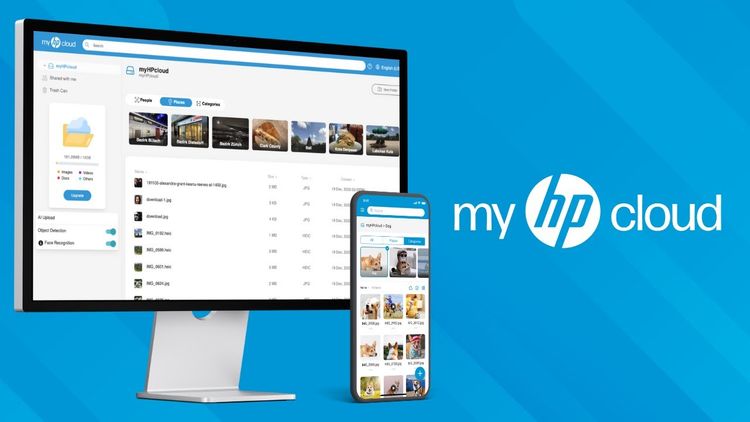 Hewlett Packard - myHPcloud Cloud Storage 1 TB NZ Key