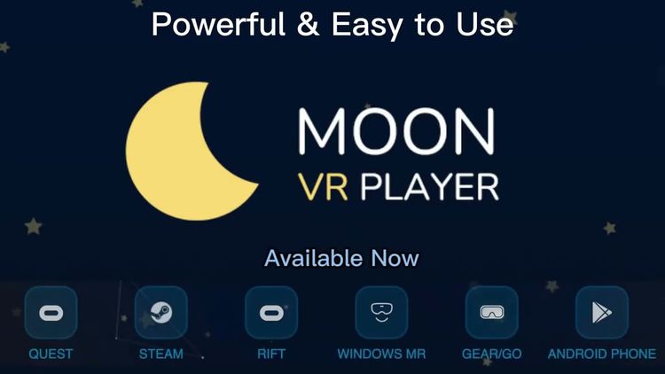 Moon VR Video Player Meta Quest Gift
