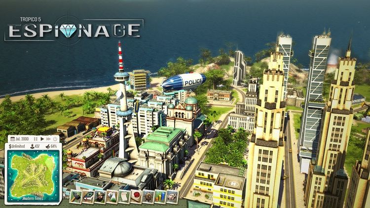Tropico 5 - Espionage DLC PC Steam CD Key