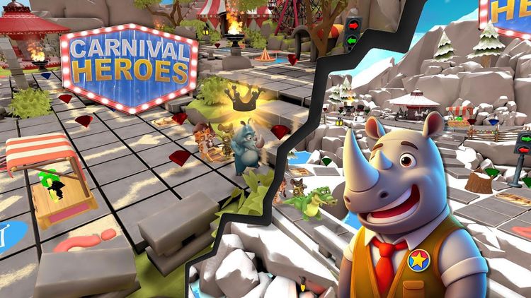 Carnival Heroes - Super party minigames PC Steam CD Key