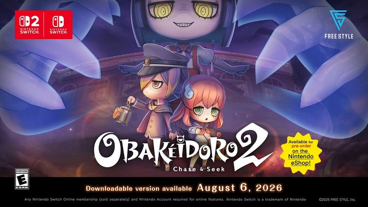 OBAKEIDORO 2: Chase & Seek EU (without RU/BY) Nintendo Switch 2 CD Key