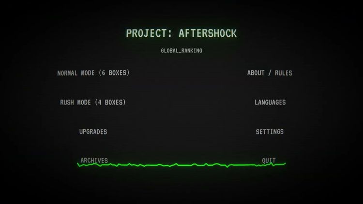 Project: AFTERSHOCK PC Steam CD Key