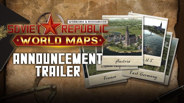 Workers & Resources: Soviet Republic - World Maps DLC EU PC Steam CD Key