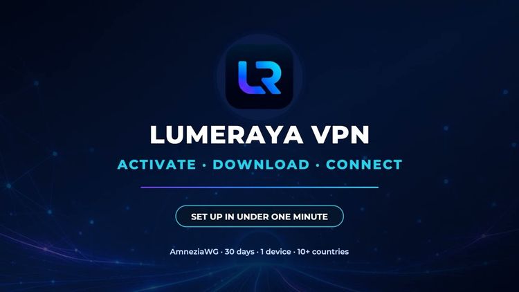 Lumeraya VPN - AmneziaWG 12-month Activation Code